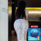 Man Yan Gift Condom SEXY SEATY SECTER SECURY A LA BAJA DE PAJAMAS SEDUCCIÓN SEDUCCIÓN SUT QQNY MUJERES 9766 Sitio web oficial White [Slit Slit Long Falda] Un tamaño [Peso sugerido 80-120 Jin [Jin iguala 0.5 kg]]]