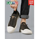 Katile Krokodilschuhe Herrenschuhe 2025 Neue Ein-Fuß-Sport-Freizeitschuhe Herrenlederschuhe echte Lederweiche Sohle Schuhe Herren Eisblau-7374n Velvet Warm 40 Standard Sportschuhe Größe Größe