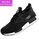 
TWTCKPI steel head anti-smash and anti-puncture labor protection shoes for men and women summer mesh breathable and comfortable wear-resistant protective shoes black + white background 9928 36