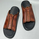 DIFANPU International Luxury Brand Herrenschuhe 2025 Neueste One-Slipper High-End-Freizeitschuhe modische atmungsaktive Sandalen Schwarz [Brand Gift Box] 40