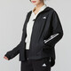 Adidas Women's Sports Set 25 Spring Morning Exercise Night Run Fitness Training Woven Hooded Jacket Jacket Tie Foot Trousers IS8036+DY8696 M