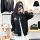 MLB Beauty Professional Béisbol Béisbol Spring New Pare New Pare Dark Pattern Presbyterian Sports Ball Traje Contraste Fashion Faquel Ajpm Flagal oficial 50BKS/NEGRO NUEVA YORK YANKEES S 165/FIT 100-120Jin [Jin equivale a 0.5 kg]