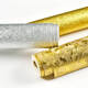 Pegado de papel tapiz de aluminio de oro yonghuan pintura decorativa decorativa dorada de oro amarillo techo cepillado papel pintado de techo de techo de pared tela de oro F17152 Versión espesa 0