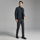 Youngor Jacket Men's High Quality Polyester Fiber Fabric Single Jacket Business Lapel Classic Men's Jacket 2025 New Product Gray Blue VJJK419866HFA L 175/96A (Recommended 130-150Jin Jin equals 0.5kg)