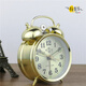 
Imported quality of Germany's super loud sound wake up horseshoe watch alarm clock horseshoe mechanical watch vintage retro nostalgic metal blue bronze 1585 battery model