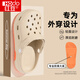 
Red bean operating room anti-slip hole shoes for men 2025 summer new style wear sports anti-odor and wear-resistant soft-soled sandals for women Khaki 42-43 positive size (265mm)