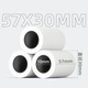 Deli 11760 MINGRUI SERIÈRE THERMAL CORRECRE RECRERAGE PAPIER SPÉCIFICATIONS PROPATION IMPRIMINE PAPIER SUPERMARKET PAPIER PAPIER THERMAL PAPIER 11762 MINGRUI THERMAL CORSCRYER PAPIER [57 * 50 TYPE] (32 Rolls /