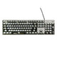 Logitech 845 wired transparent mechanical keyboard office game e-sports backlit high-value male and female green tea red scroll Frost blue red scroll