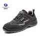 Gubant 6624 Zapatos de protección de mano de obra transpirable de verano Anti-showing y anti-Punteura Caquero de cuero ácido resistente y zapatos de trabajo de cabezal de acero alcalino 6624 44