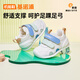 Kenopoh Baby Toddler Shoes Spring and Autumn Men and Women Children's Sports Breathable Children's Shoes Baby Breathable Functional Shoes GB2230 Feather White/Milk Candy Rice/Oxford Blue/Fairy Fruit Green 19.5 120mm Suitable for foot length 116-124mm