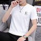 
Seven Wolf Ice Silk Modal Men's Short Sleeve T-Shirt Summer 2025 New Fashion High-end T-Sleeve T-Shirt Top Men's Clothes D1423 White M 100Jin[Jin equals 0.5 kg]-110Jin[Jin equals 0.5 kg]