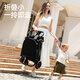 Tinyrabbit is a lightweight baby stroller, a pocket stroller that can board airplanes and station wagons, and is a one-touch baby walker that closes the car. High-end black. Can sit or lie down. Just lift and go.