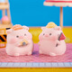 New cartoon diary Dudu pig cute blind bag doll trendy toys mini small ornaments children's toys big eyes cute 2 packages