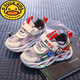 
G.DUCKKIDS little yellow duck 1-15 year old children's hollow breathable mesh shoes for children's lighting sneakers for children's new summer Ultraman shoes Blue single net [summer style] A829 28 Inner length 17.5cm