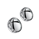 
Huajie Reverse Mirror Small Round Mirror Rear View Mirror Car Reverse Auxiliary Mirror Reflector Mirror Blind Spot 360 Degree Ultra-Definition Suction Cup Style Silver [Pair of One-Pair]