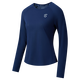 
Macondo original single product running long-sleeved T-shirt 9th generation breathable quick-dry sweat stains invisible and not easy to show night sea blue girl L