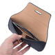 Sanqihu's new portable glasses bag sunglasses storage bag genuine leather literary high-value sunglasses box men and women trendy black