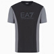 Emporio Armani EA7 Armani Men's Trendy Color Block Round Neck Short Sleeve T-shirt 6DPT23 PJVPZ Khaki 1713 L (Hong Kong Warehouse)