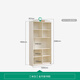 Quanyou Home Teenagers and Children's Bookcase Floor-standing Integrated Wall-Bedroom Living Room Home Storage Storage Cabinet