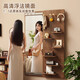 Arctic tree solid wood hole board dressing mirror hidden push and pull mirror home wall can close contact porch fitting mirror