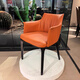 Flan Hotel Club Solid Wood Restaurant Speisezeiten moderne einfache leichte Luxus High-End Hotel Private Room Esstisch und Stuhlkombination 24 A3899 Asche/Simuliertes Leder