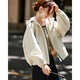 Veste à capuche de couleur pure de style coréen pour femmes 25 ans Nouveau tempérament à la mode