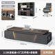 Simaqi boss desk office desk light luxury high-end modern simple short side cabinet president desk executive desk manager desk computer desk 2.0 meters table blister surface + chair + five-door bookcase