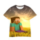 Bestimmte kirschartige 3D-gedruckte T-Shirt-Kurzärmer-grenzüberschreitende Kinderkleidung Cartoon gedrucktes Casual Tops Aktivitätsmodell 1105 xxs Kindercode 120