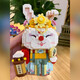 Loz Lizhixing Lion Cat Micro Diamond Mini kleine Getreide Diamond Bausteine Spielzeug Versammlung Neujahres Frühling Festival Nationaler Trend 9272 Yang Wunsch