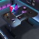 Desk Bed Desk Computer Desk Dormitory Small Table Laptop Folding Table Gaming Table Large Lazy Gaming Table Carbon Fiber Black - Card Slot + Cup Holder Stable T Leg 70*48*30cm Widened - Can Hold Keyboard