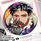 KYODO Naruto Barji Uchiha Obito 58mm Badge Student Gift Backpack Kerako Tinplate Women H13586-Uchiha Obito [Upgrade Thickened] Laser Barji Badge-58mm