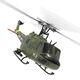 Yuxiang F07V Huey UH1D Реальная вертолетная вертолет с шестиканальным 3D-трюком