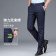 Nanjiren pants summer thin 2025 new straight loose men's pants business suit pants summer 722-black thin 29 (160)