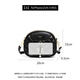 Golden Fox (Foxer) Mädchen Geschenktasche Frauen Crossbody kleine Tasche 2025 Sommer Sense große Kapazität Diamant kleine runde Tasche Schwarz [große Freundin Geschenk Bestie Frau Mädchen Girls 'Tasche