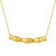 CHINA GOLD 18k gold pendant for women Bamboo pendant Valentine's Day birthday gift for girlfriend, wife and mother 18k gold bamboo pendant* with universal silver chain