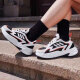 阿迪达斯 （adidas）跑步鞋男鞋女鞋2025夏季新款运动鞋SPIRITAIN 2000缓震老爹鞋休闲 JH7371黑白橙 28 45 (0MM)