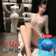 Man Yan Gift Condom SEXY SEATY SECTER SECURY A LA BAJA DE PAJAMAS SEDUCCIÓN SEDUCCIÓN SUT QQNY MUJERES 9766 Sitio web oficial White [Slit Slit Long Falda] Un tamaño [Peso sugerido 80-120 Jin [Jin iguala 0.5 kg]]]
