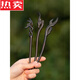SNQP wooden hairpin, ancient style female style wooden hairpin, extended hairpin, hairpin, chopsticks, simple black new Chinese style plain hairpin, you will get a beautiful gift box when you take the photo