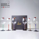 Liduo Riedel Austria Импортированная черная галстука -бабочка Бургундия Бордо Красное вино стекло 6 Цветная подарочная коробка роскошная 2 подарочные коробки Прозрачные стержни Bordeaux 1047ML