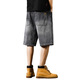 Yiling Yibeis neuer amerikanischer Casual Denim Shorts Herren Sommer Lose Fat Man Trendy Retro große mittelgroße Hosen 9926 Blau 28 Geeignet für 90-105 Jin [Jin ist 0,5 kg]