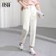 OSA White Straight Jeans für Frauen im Frühling und Herbst 2025 Neue Hochverluste-Zigarettenhosen von Slimming Daddy