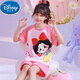 Disney children's pajamas pure cotton short-sleeved summer thin beaver loppy cartoon little girl home suit 6627# dinosaur 170 size 10 height (110-120cm)