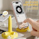 Creative kitten mobile phone holder, cute kitten mobile phone holder, plastic cartoon cute stand, artifact for eating and watching dramas, can be placed horizontally and vertically, cute kitten mobile phone holder, random color