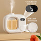 Aromatherapy machine air purifier automatic fragrance machine air freshener long-lasting bedroom toilet deodorization air humidification puppy replacement 3 bottles of combination essential oil Hilton + Westin white tea + jasmine