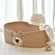 
DUTRIEUX baby basket portable safe sleeping basket baby carry cradle newborn discharge basket foldable mobile sleeping basket khaki bear baby basket [without mat] 0-6 months available 70*40*25 cm/load bearing 25 cm Jin [Jin equals 0.5 kg]