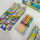 MPPMCK Party Blind Box Pen Internet Célébrité de haute valeur INS GAME 2D Péripheral Cartoon mignon Question à séchage rapide Brush Pen St Tip Smooth 0.5 Black Student Examination Stationery mélangé avec 6 pièces X-6189 Naruto Blind Box Pen 0,5 mm x autre / autre