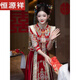 
Hengyuan Xiang Xiuhe Wedding Clothes Small 2025 New Chinese Wedding Bride High-end Wedding Garment Heavy Industry Toast Clothes Women Auspicious Summer Satin No Headdress S