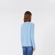 Weekend Max Mara 2025 Otoño e invierno Nuevo suéter de mezcla de alpaca para mujeres 5366155106 Blue XS
