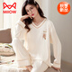 
Catman (MiiOW) pajamas for women in spring and autumn Korean version, large size long sleeve two-piece suit casual summer autumn and winter thin home clothes can be worn outside. Pink GXT9923 color M (recommended 75-95Jin [Jin equals 0.5 kg])