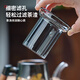Quandu Decal Teapot Glass Tea Maker Thickened High Temperature Resistant Glass Teapot Wooden Handle Filter Flower Teapot Kung Fu Tea Set